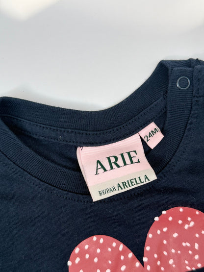 Arie by Ariella Navy Heart Dress 24M