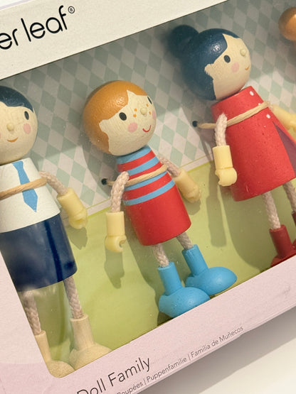 Tender Leaf Doll Family Wooden Figures Set