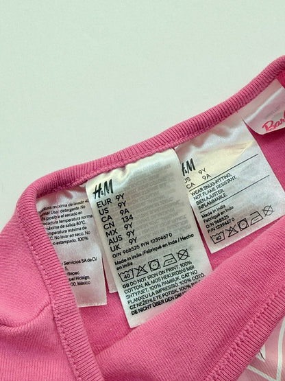 H&M Barbie Pajama Set Size 9Y