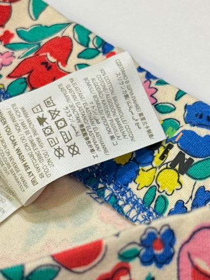 Mini Boden Floral Leggings Size 5-6Y