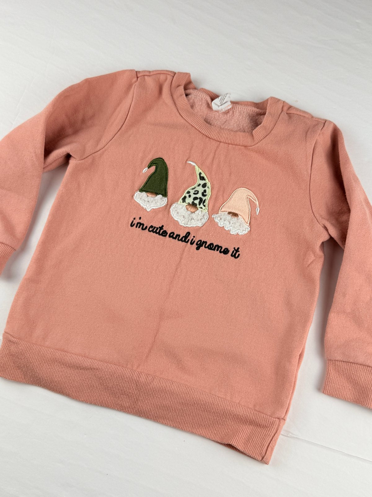 PL Baby Gnome Pink Sweatshirt 24M