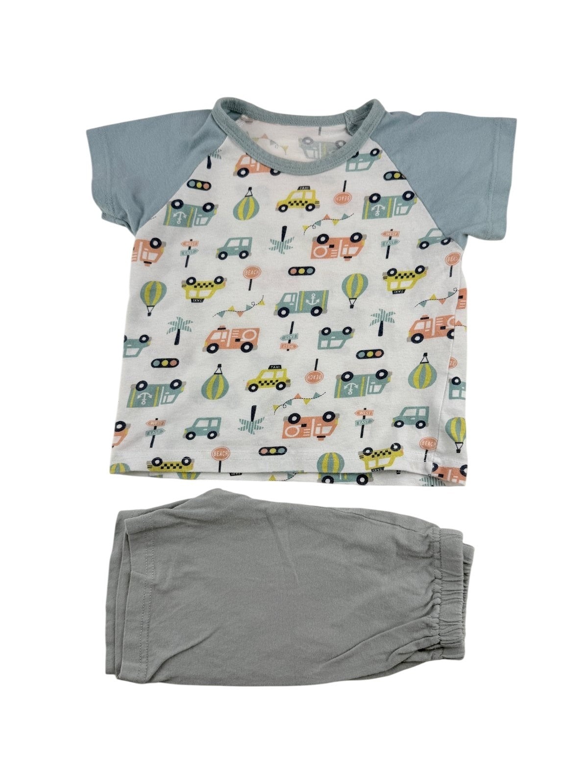 Vehicle Print Pajama Set Size 2T