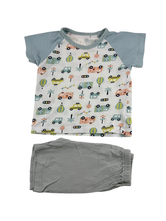 Vehicle Print Pajama Set Size 2T