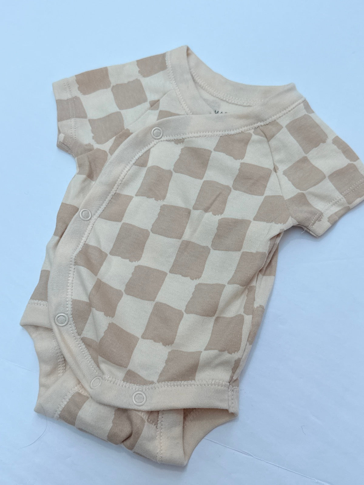 Primark Baby Checkered Bodysuit Up to 1 Month