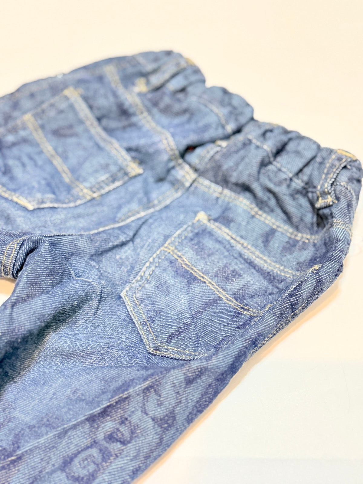 Jean H&M imprimé graphique bleu 6-9 mois