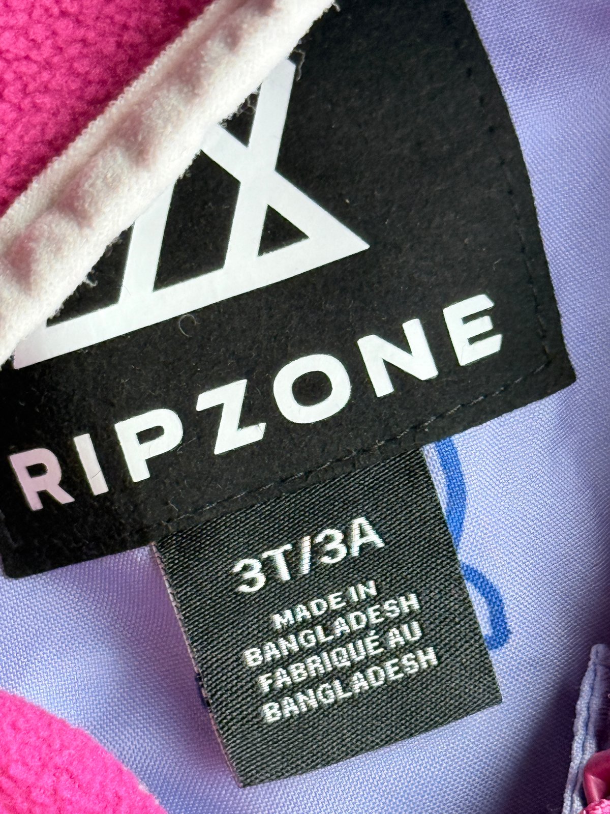 Ripzone Rainbow Cloud Snowsuit Size 3T
