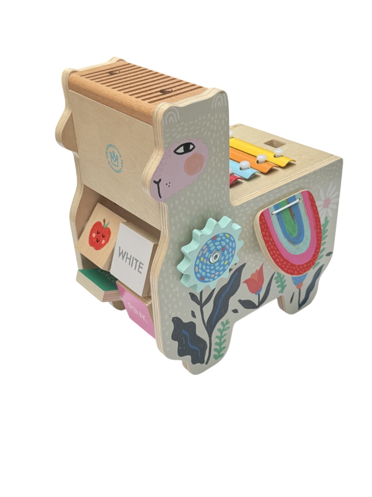 Manhattan Toy Musical Lili Llama Wooden Activity Toy