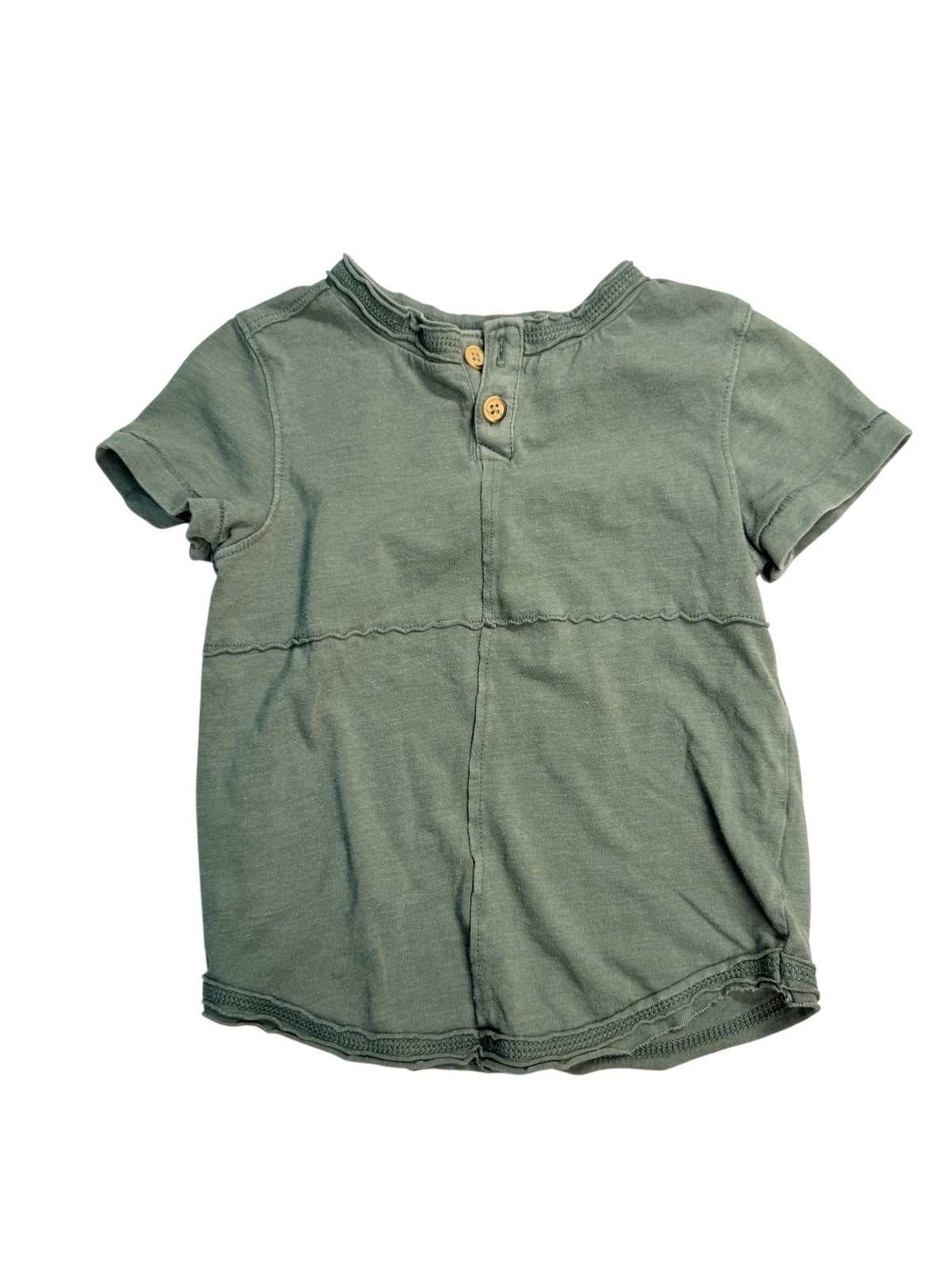 Genuine Kids OshKosh Green Henley T-Shirt 18M
