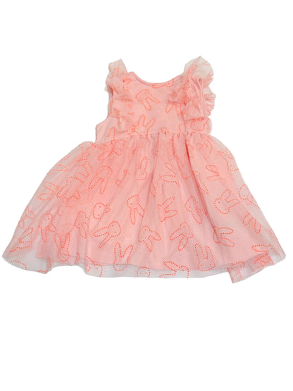 Cat & Jack Pink Bunny Tulle Dress 18M