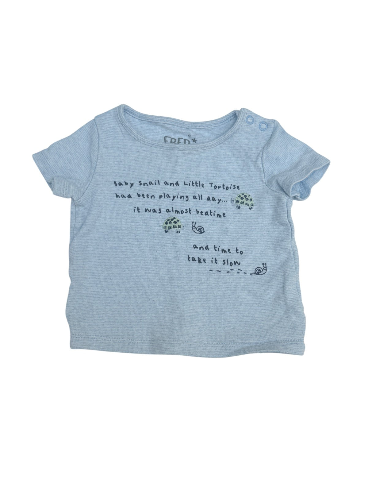 Fred Baby Snail Tortoise T-Shirt Newborn