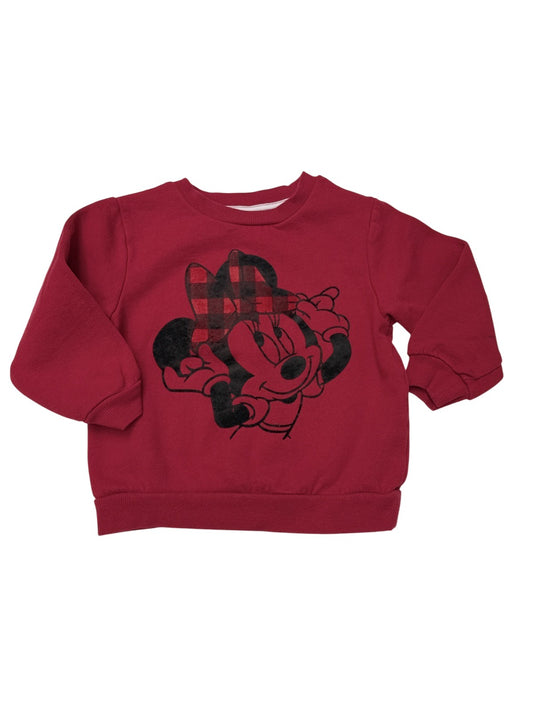 Joe Fresh Minnie Mouse Red Sweatshirt Size 3T