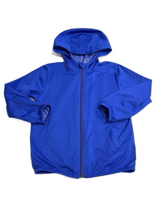 Gymgo Blue Hooded Zip Jacket XS 3-4
