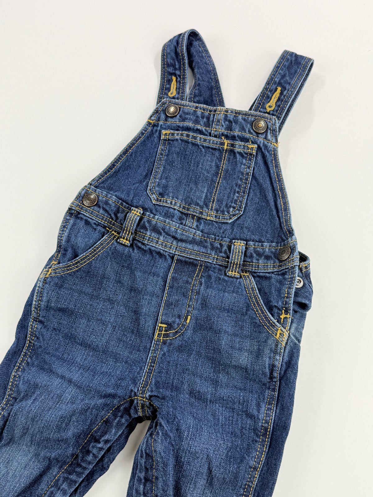 Old Navy Denim Overalls Size 12-18M