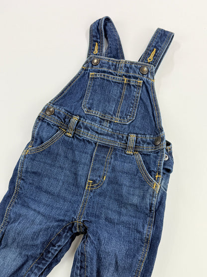 Old Navy Denim Overalls Size 12-18M