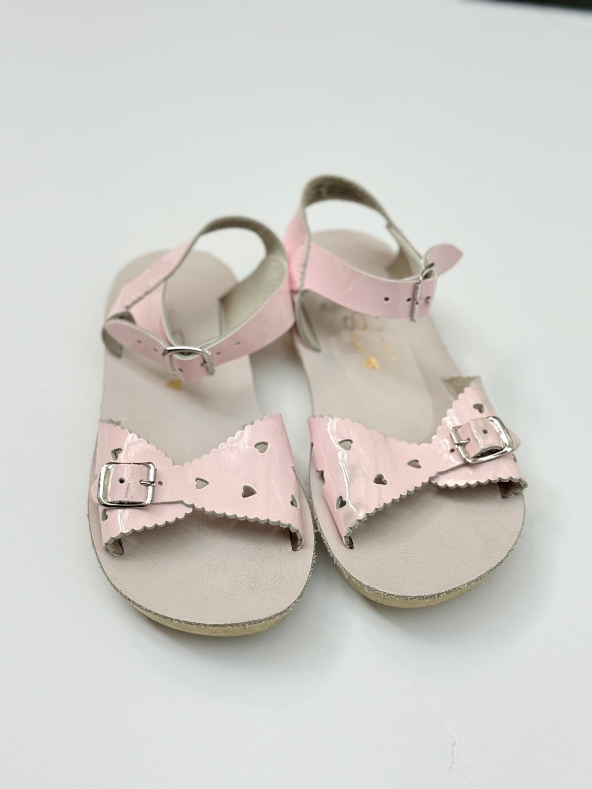 Salt Water Sweetheart Pink Patent Sandal Size 12