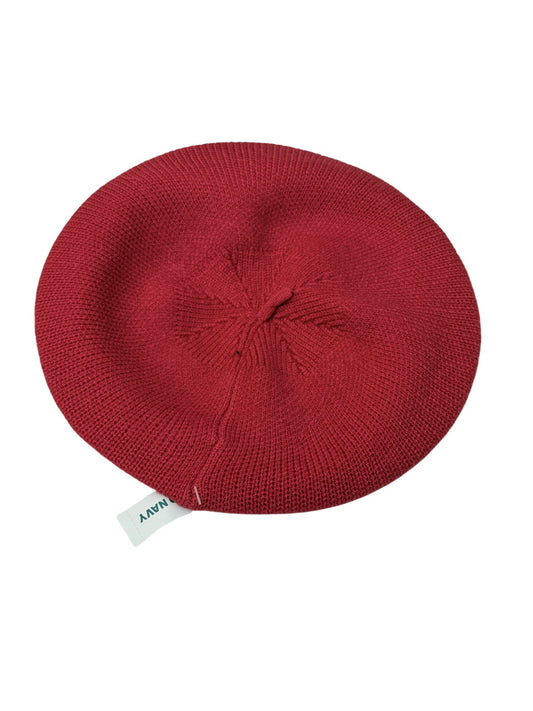 Old Navy Red Knit Beret Size M