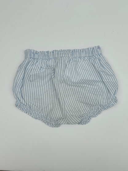 Gap Blue Stripe Bloomer Shorts 6-12m