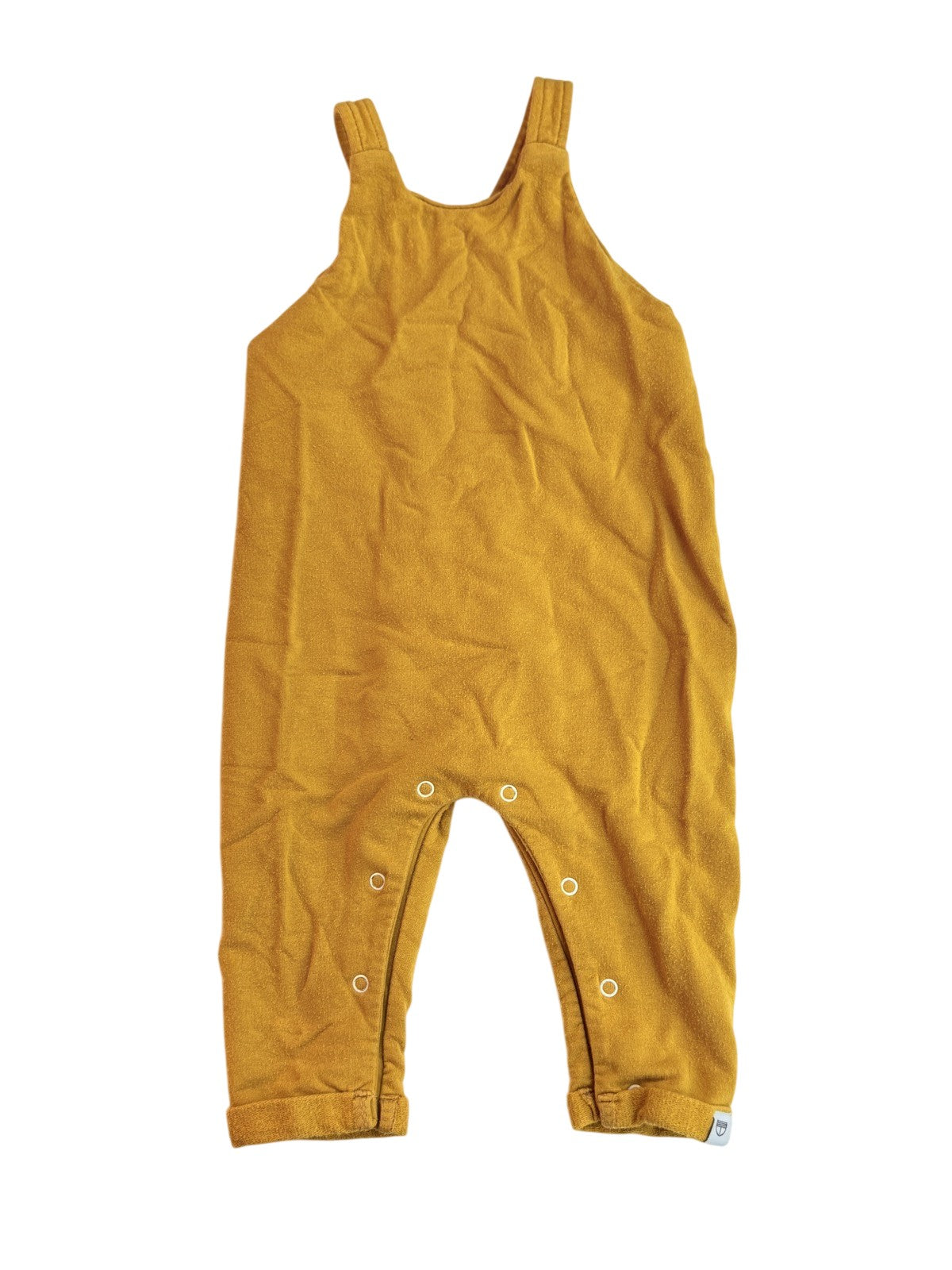 Sloane West Mustard Romper 3-6m