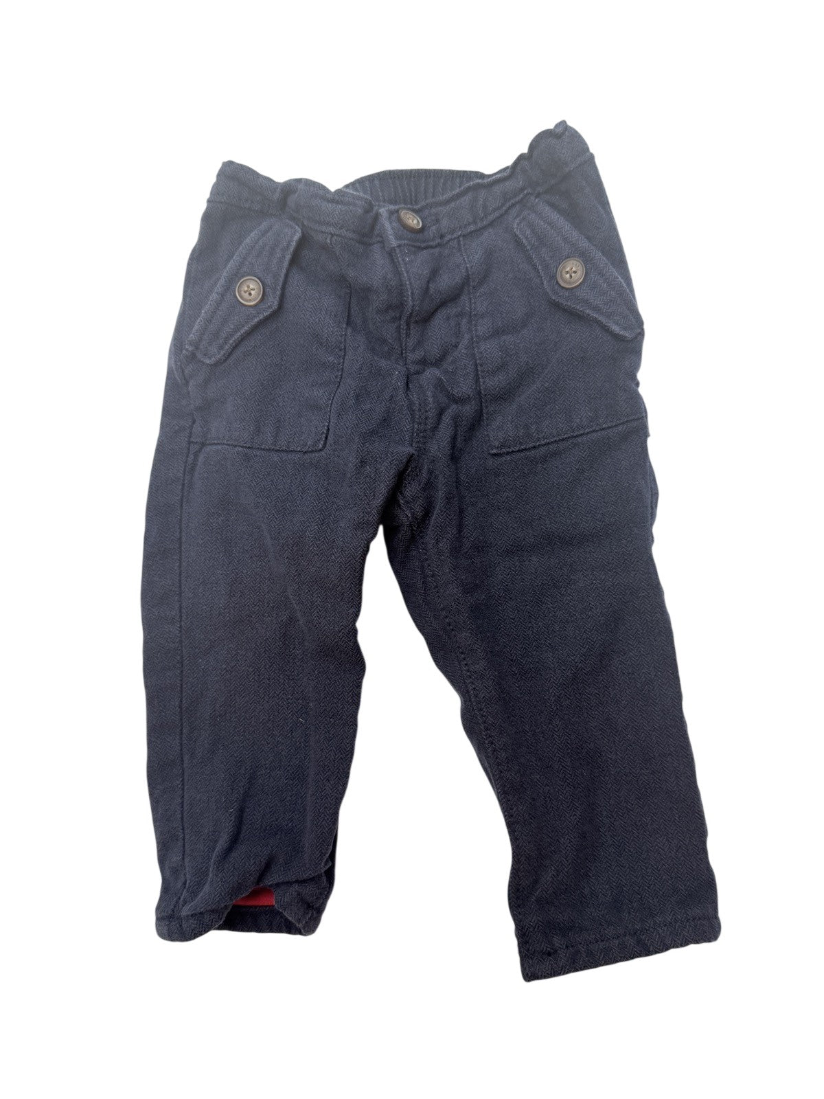 Baby B'gosh Herringbone Flap Pocket Pants 18M