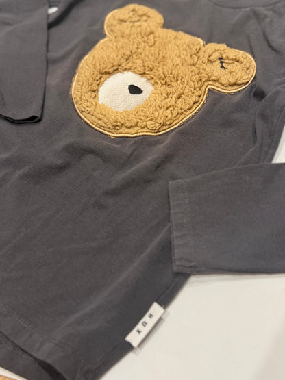 Hux Bear Appliqué Long Sleeve Top Size 6