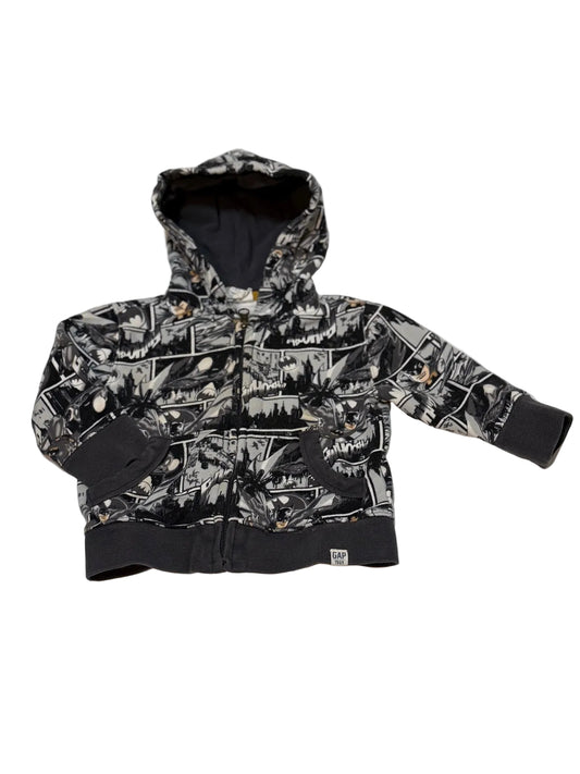 Baby Gap DC Batman Comic Zip Hoodie 12-18m