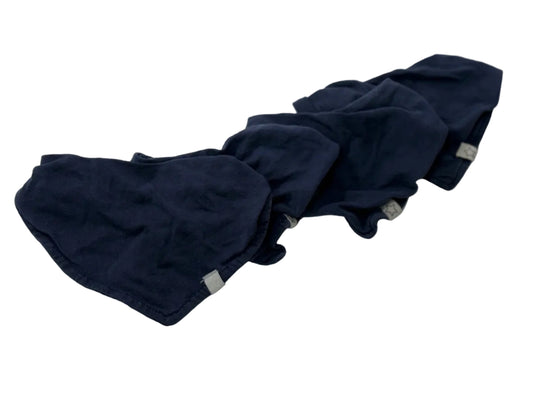 Lot de bavoirs bandana bleu marine Taille unique