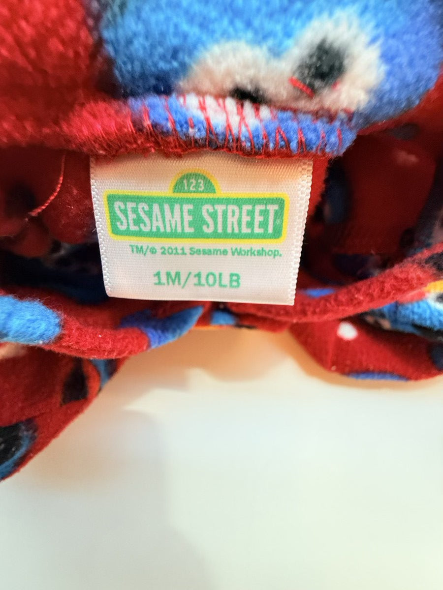 Sesame Street Cookie Monster Fleece Sleeper 1M