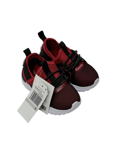 NWT - Nautica Red Black Sneakers Toddler Size 5