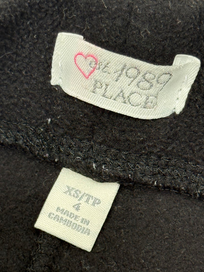 The Children's Place Black Fleece Pants 4