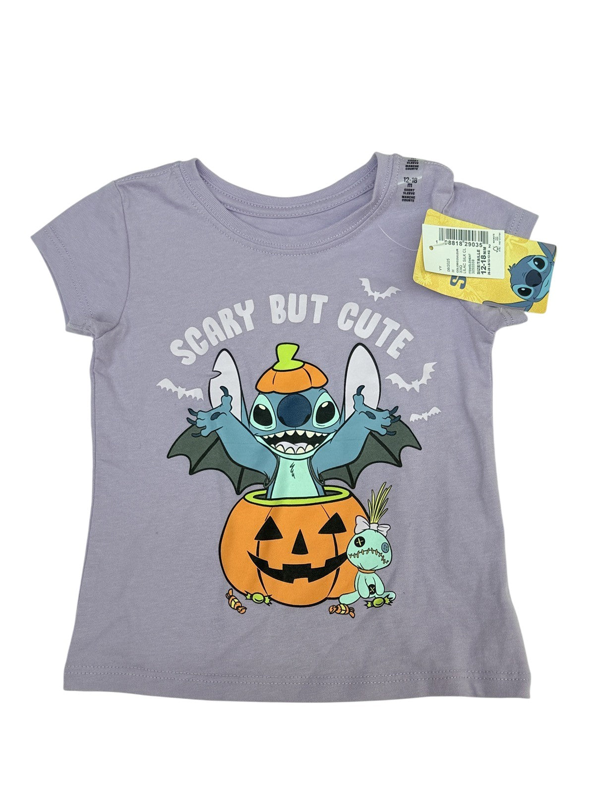 Disney Stitch Halloween T-Shirt 12-18M
