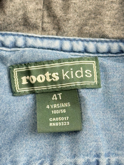 Roots Kids Denim Hooded Shirt 4T