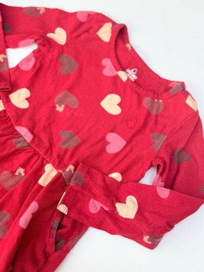 Baby Gap Heart Print Dress Size 5