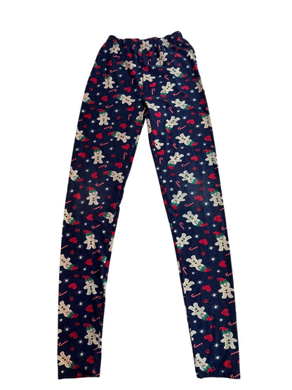 George Gingerbread Elf Leggings 10-12