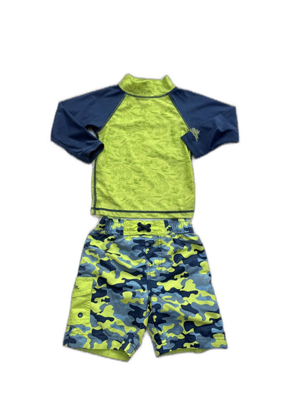 UV Skinz Dinosaur Rash Guard Swim Set 3T