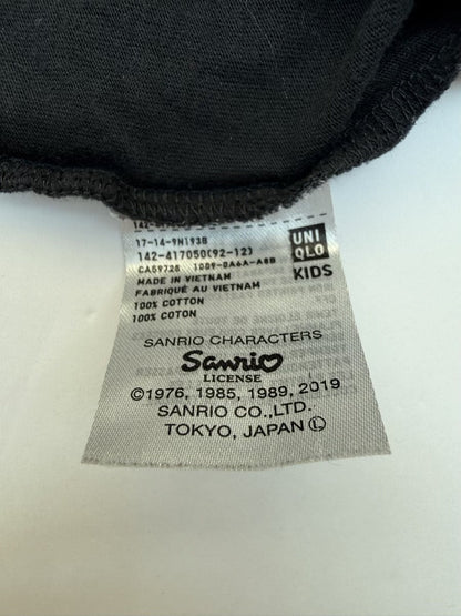 Uniqlo UT Hello Kitty Black Tee Size 7-8