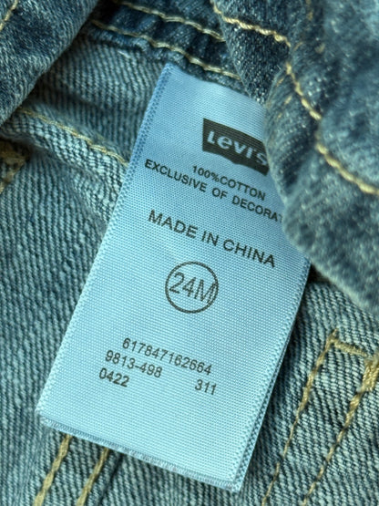 Levi's Denim Overall Shortall 24M