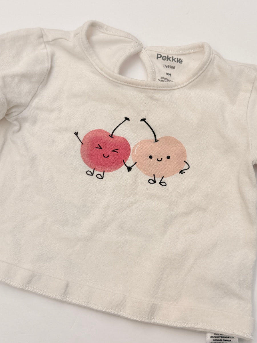Pekkle Fruit Print T-Shirt 9M