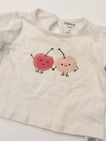 Pekkle Fruit Print T-Shirt 9M