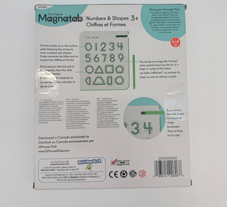 Magnatab Numbers & Shapes Learning Toy