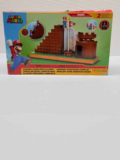 Super Mario Build Course Playset with Mario Figure