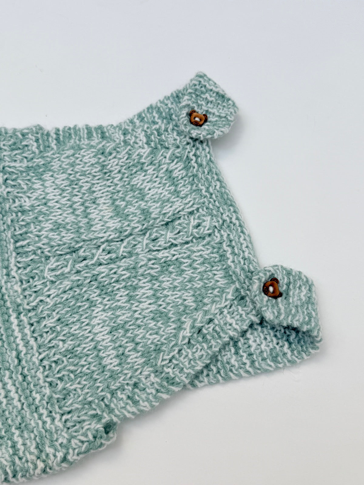 Handmade Knit Baby Romper 3-6m