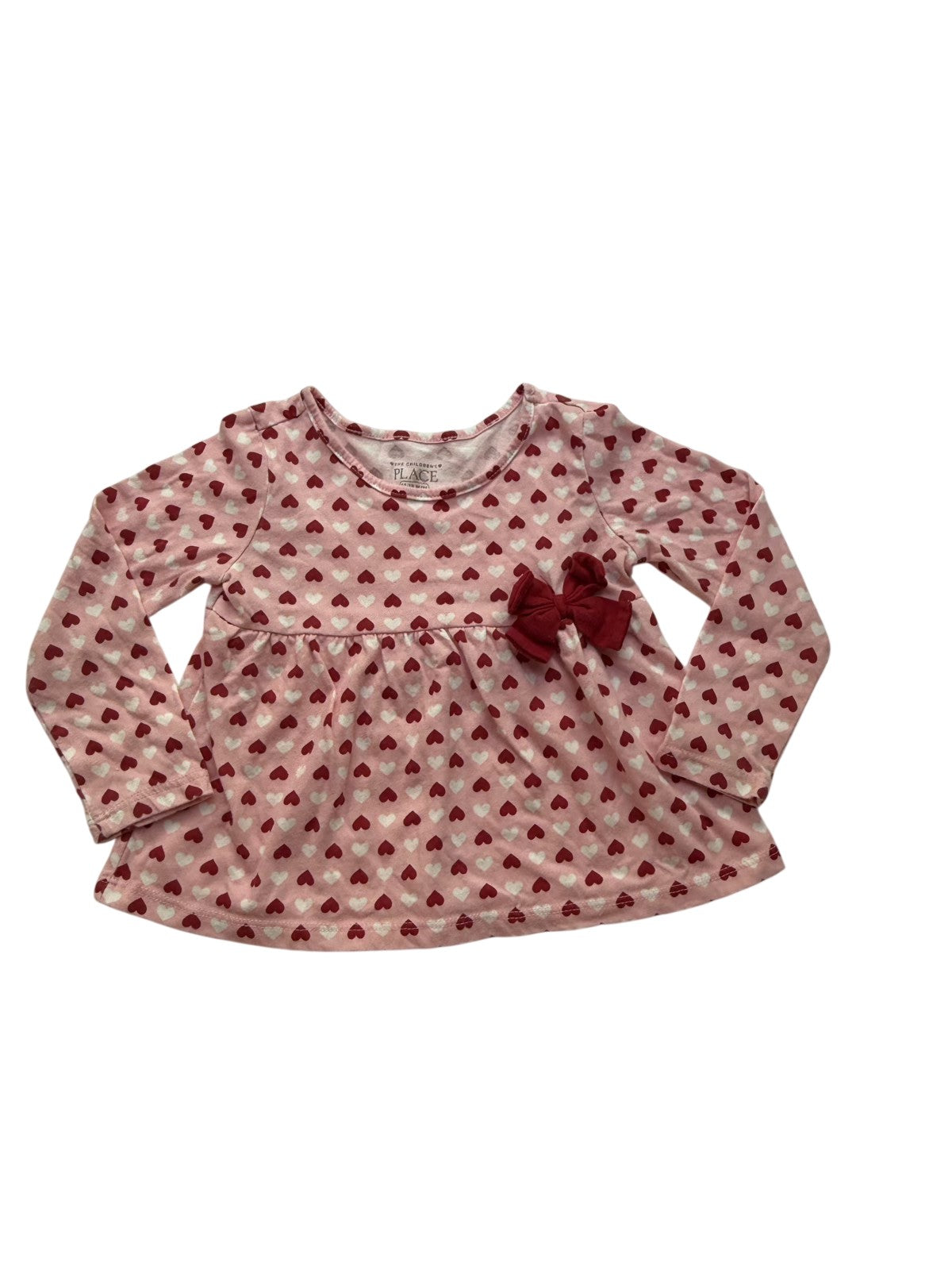 The Children's Place Heart Print Top 12-18m