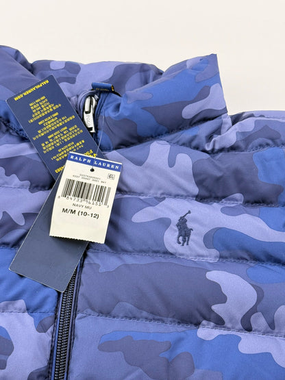 NWT - Polo Ralph Lauren Camo Puffer Jacket M (10-12) 10-12