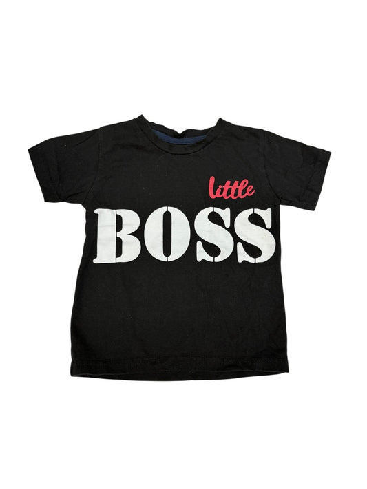 Funsies Little Boss Black T-Shirt