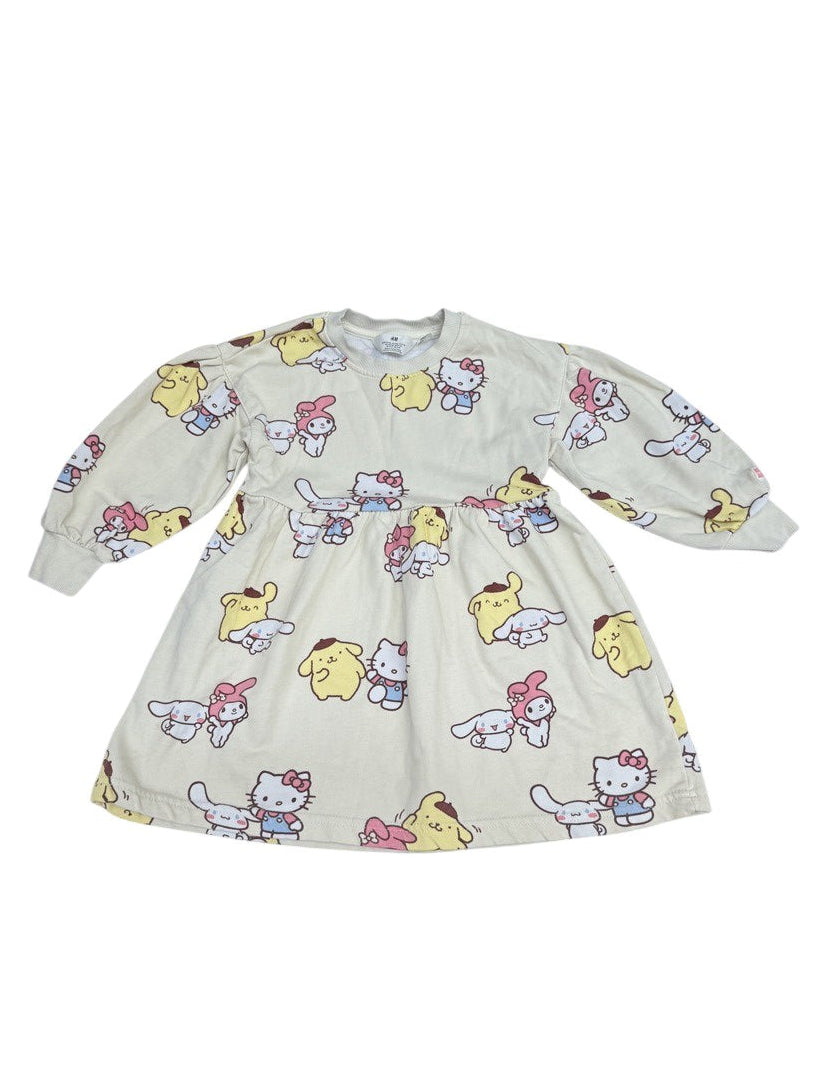 H&M Sanrio Hello Kitty Sweatshirt Dress Size 5T