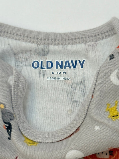 Old Navy Cute Animal Halloween Print Bodysuit 6-12M
