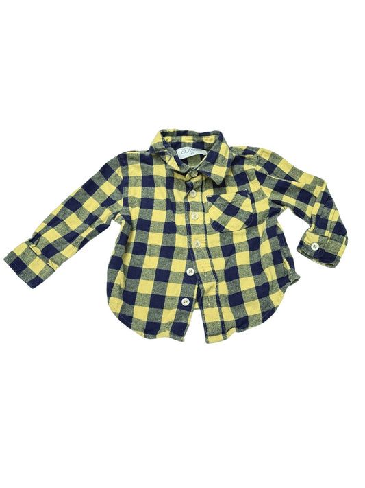 Elfindoll Classic Flannel Plaid Shirt Size 80