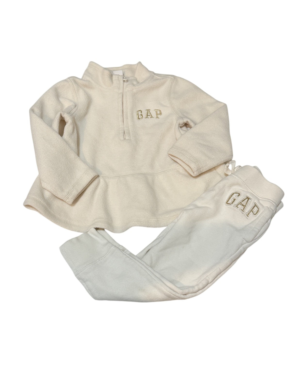 Baby Gap Fleece Quarter-Zip Set Size 2T