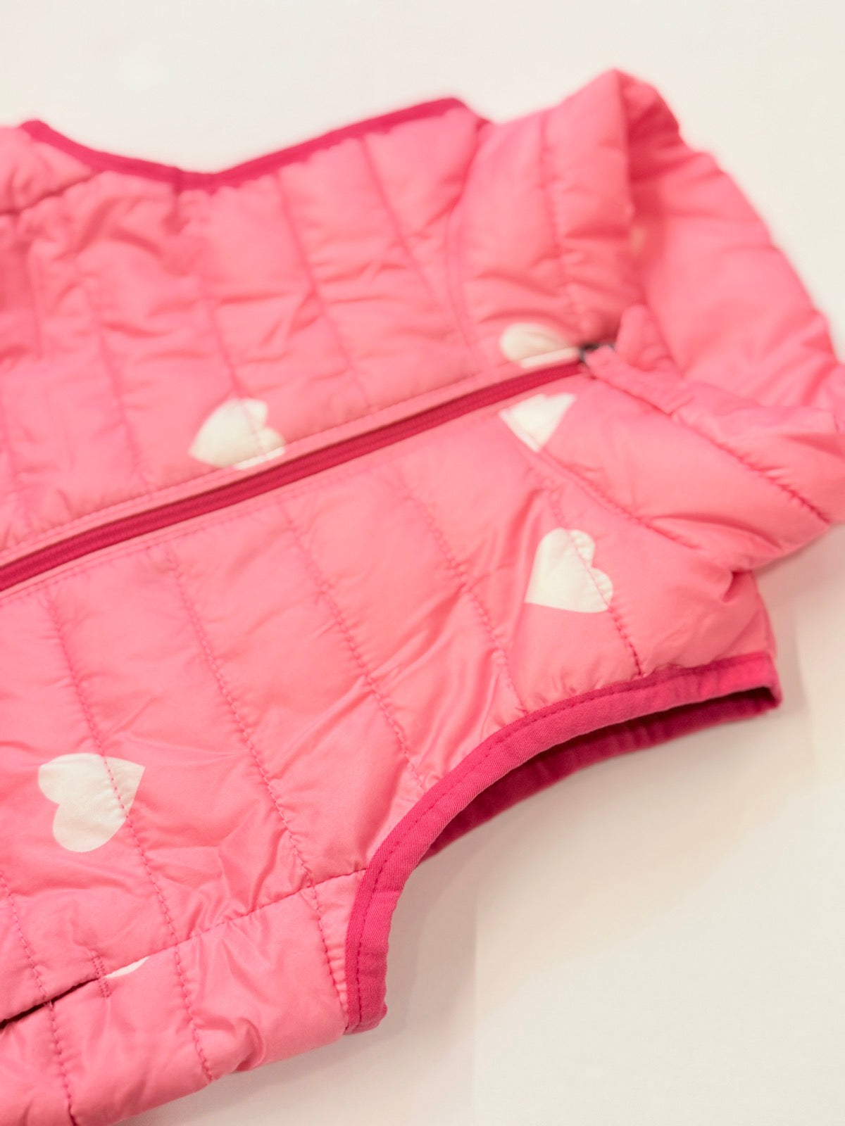 Amazon Essentials Pink Heart Puffer Vest 4-5Y