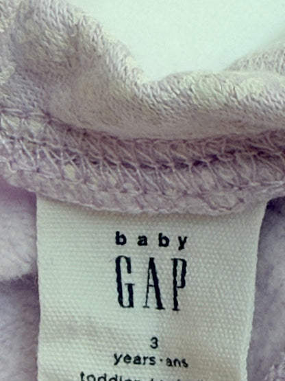 Baby Gap Lavender Floral Sweater Dress 3T